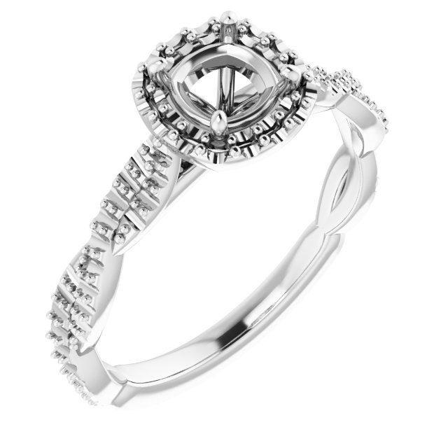 Halo-Style Engagement Ring