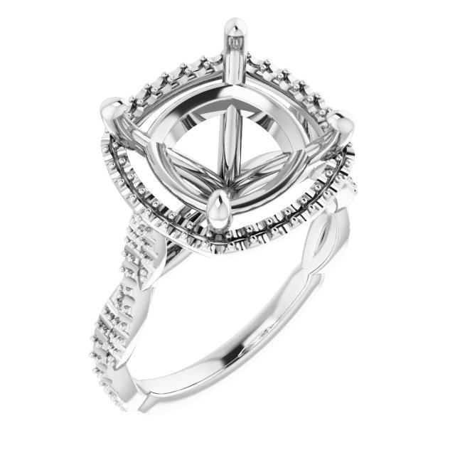 Halo-Style Engagement Ring
