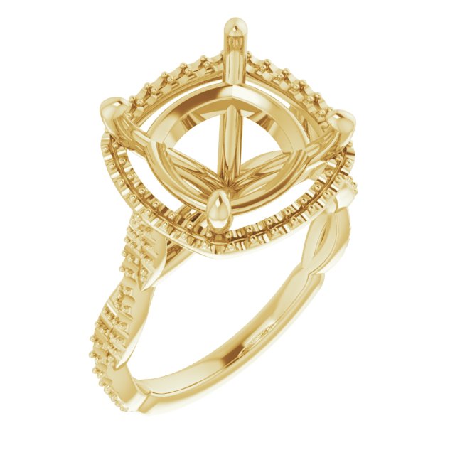 Halo-Style Engagement Ring