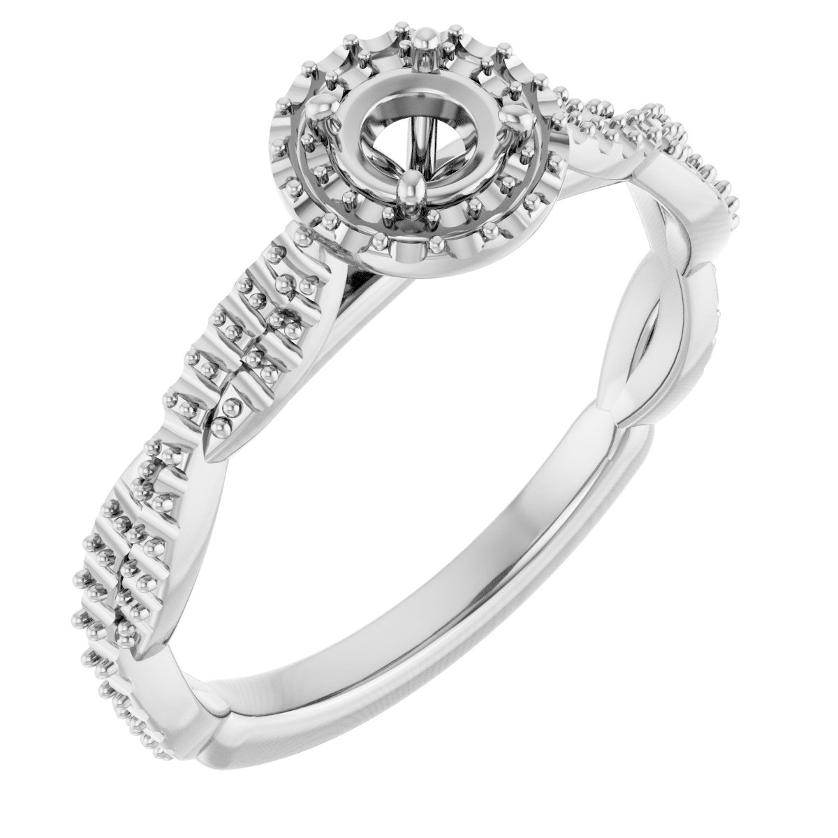 Halo-Style Engagement Ring