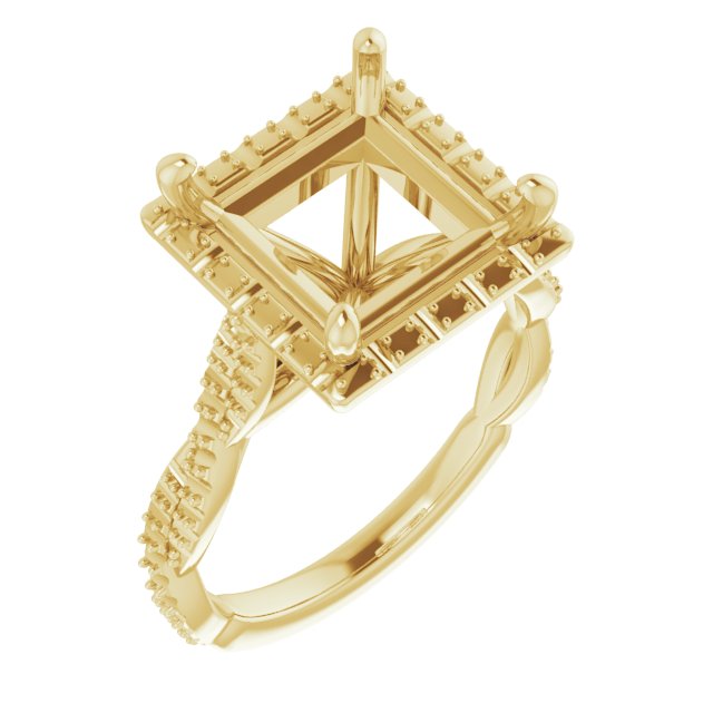 Halo-Style Engagement Ring