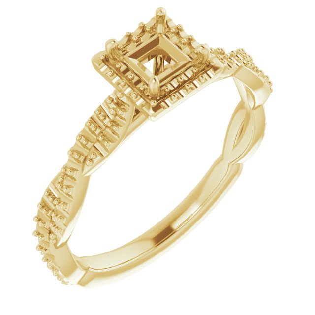 Halo-Style Engagement Ring