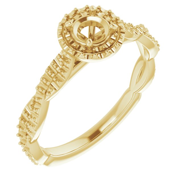 Halo-Style Engagement Ring