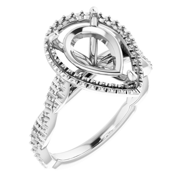 Halo-Style Engagement Ring