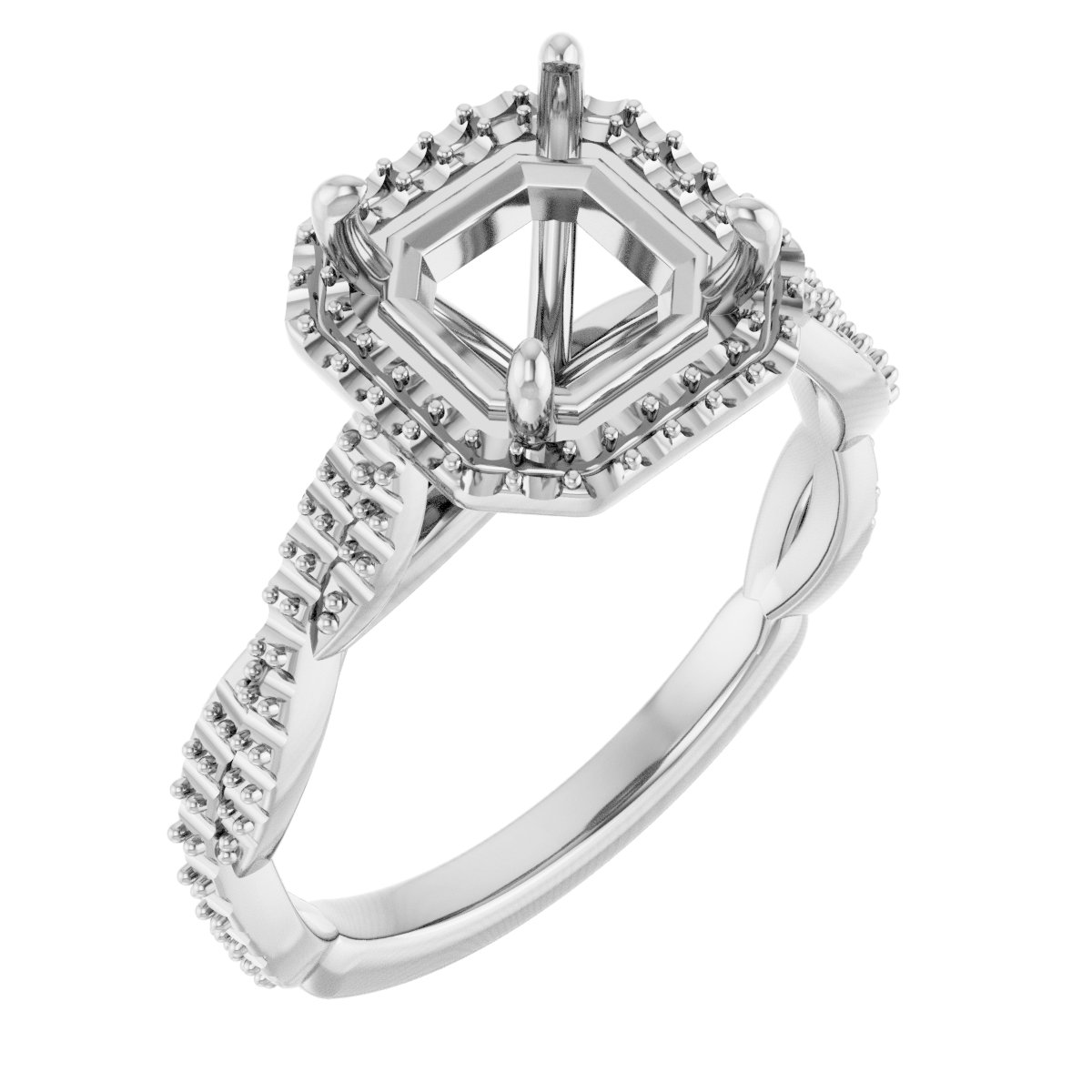 Halo-Style Engagement Ring