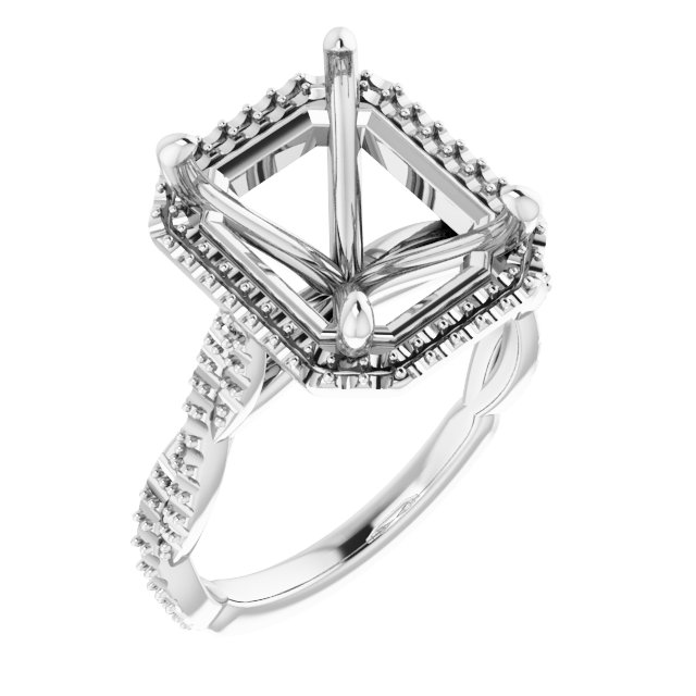 Halo-Style Engagement Ring