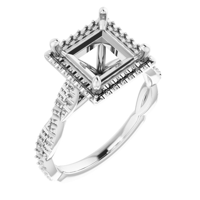Halo-Style Engagement Ring