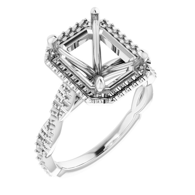 Halo-Style Engagement Ring