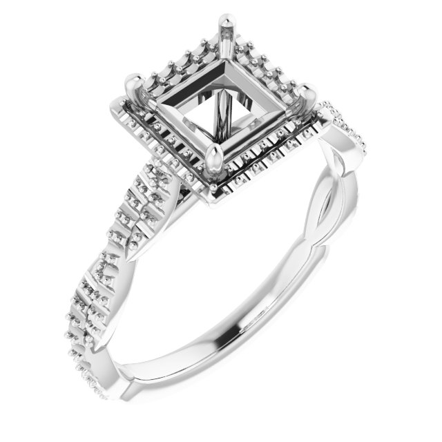 Halo-Style Engagement Ring