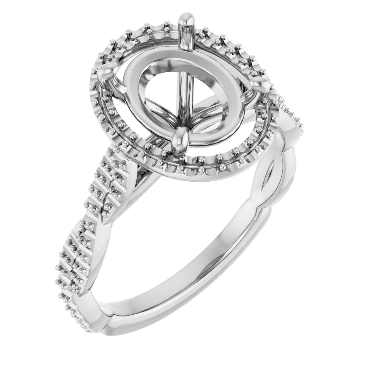 Halo-Style Engagement Ring