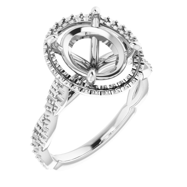 Halo-Style Engagement Ring