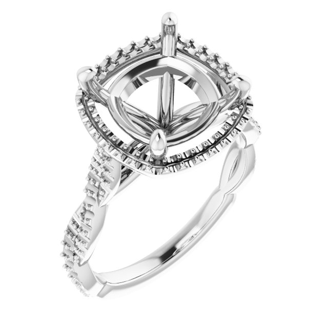 Halo-Style Engagement Ring