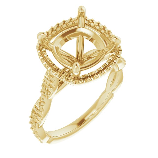 Halo-Style Engagement Ring