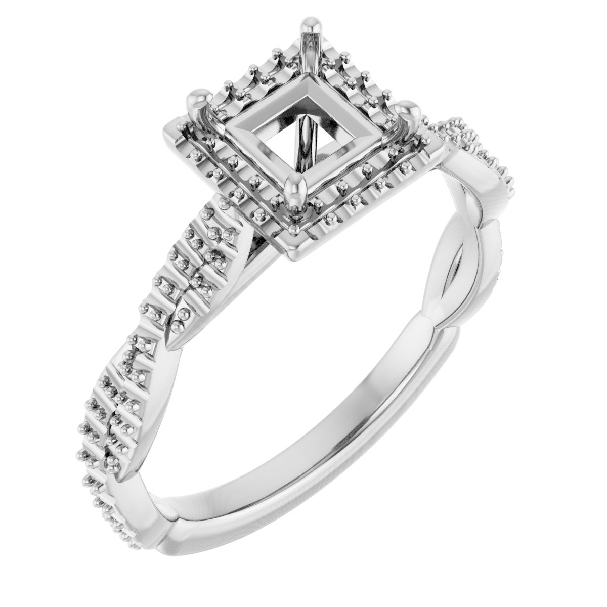 Halo-Style Engagement Ring