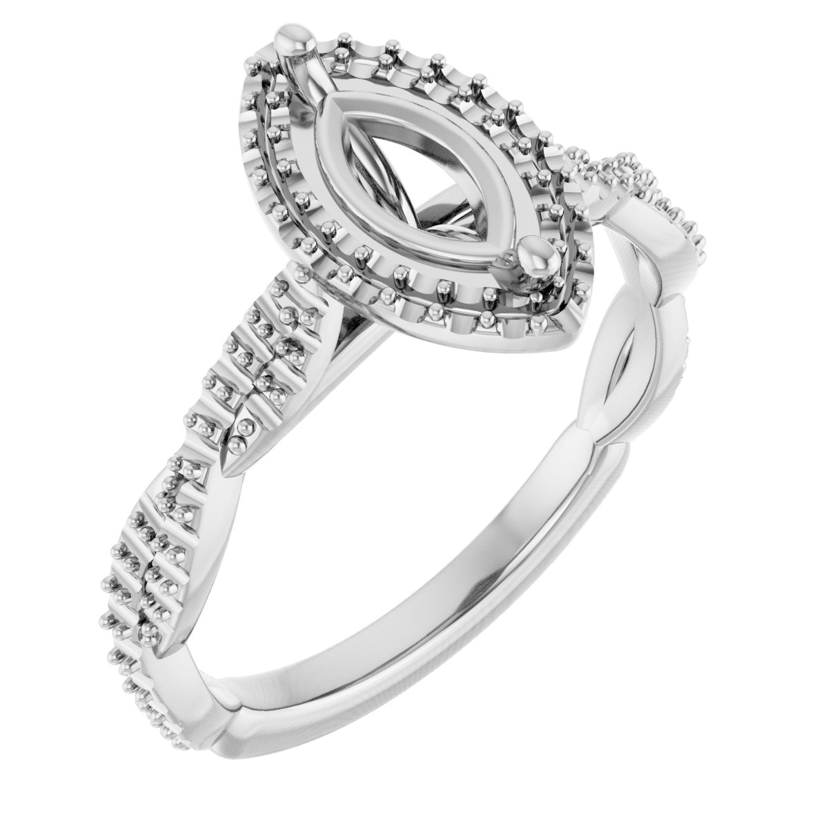 Halo-Style Engagement Ring