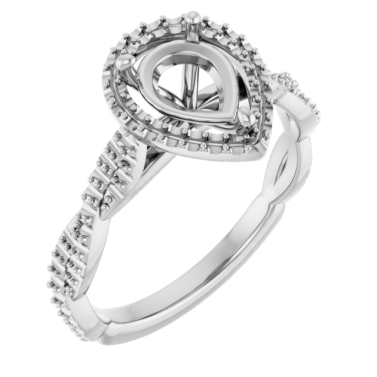 Halo-Style Engagement Ring