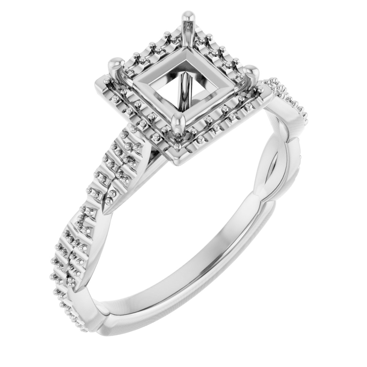 Halo-Style Engagement Ring