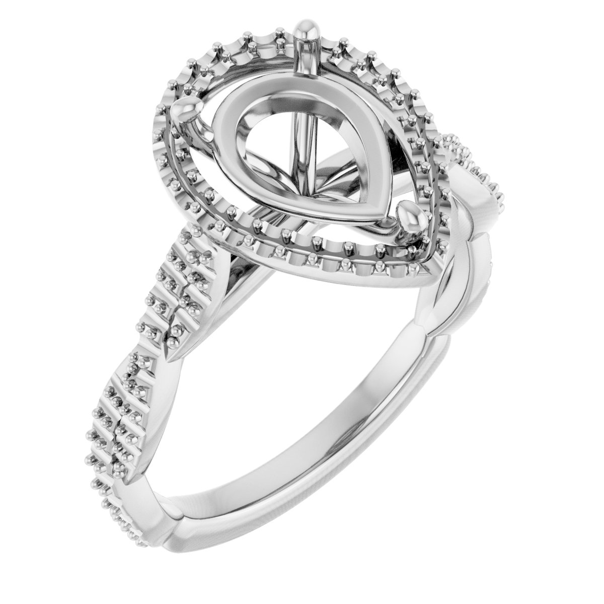 Halo-Style Engagement Ring