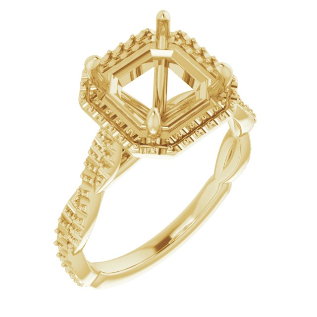 Halo-Style Engagement Ring
