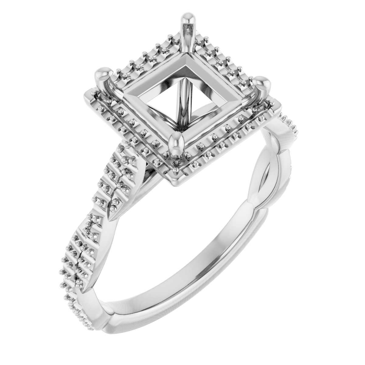 Halo-Style Engagement Ring
