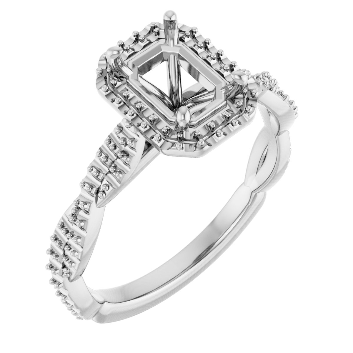 Halo-Style Engagement Ring