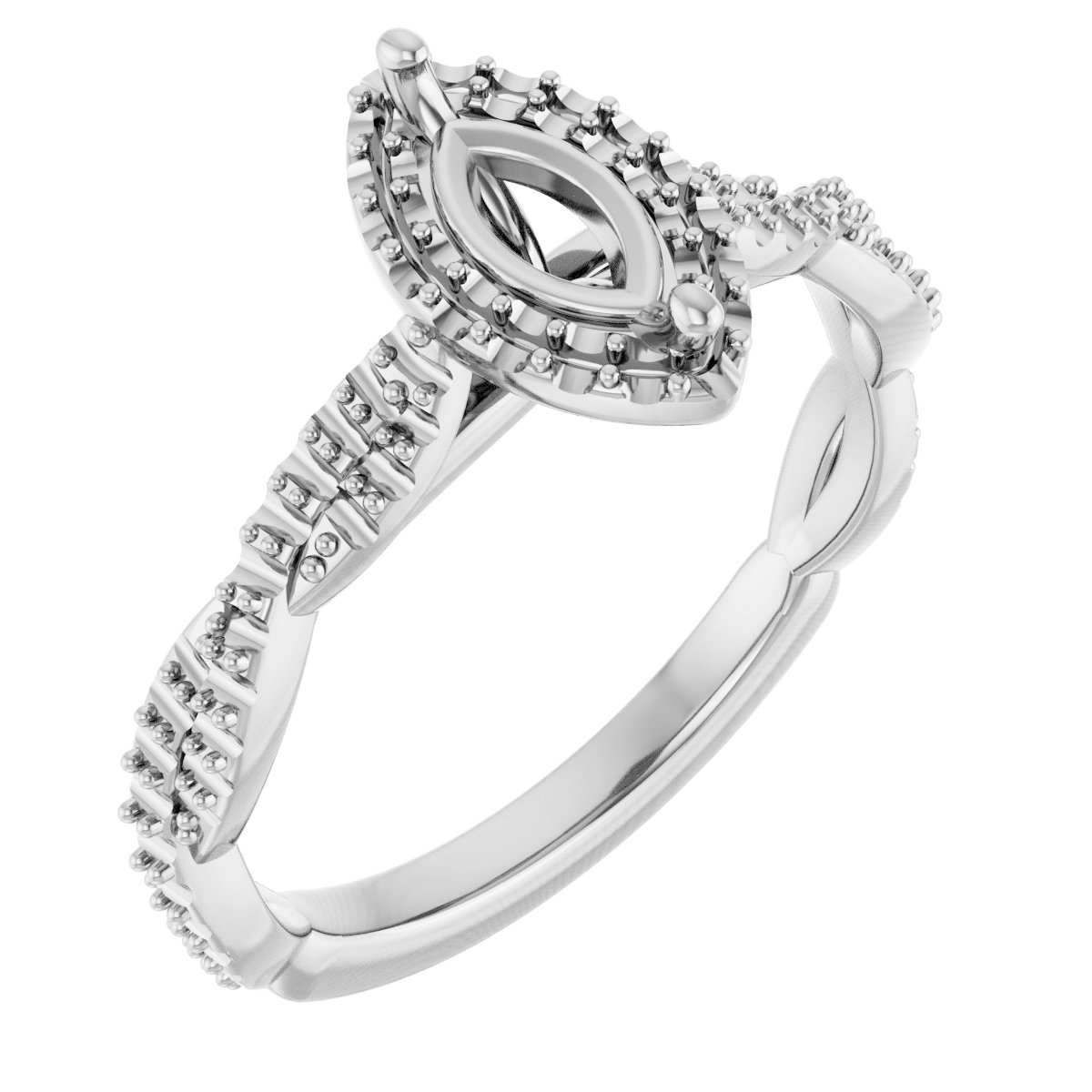 Halo-Style Engagement Ring