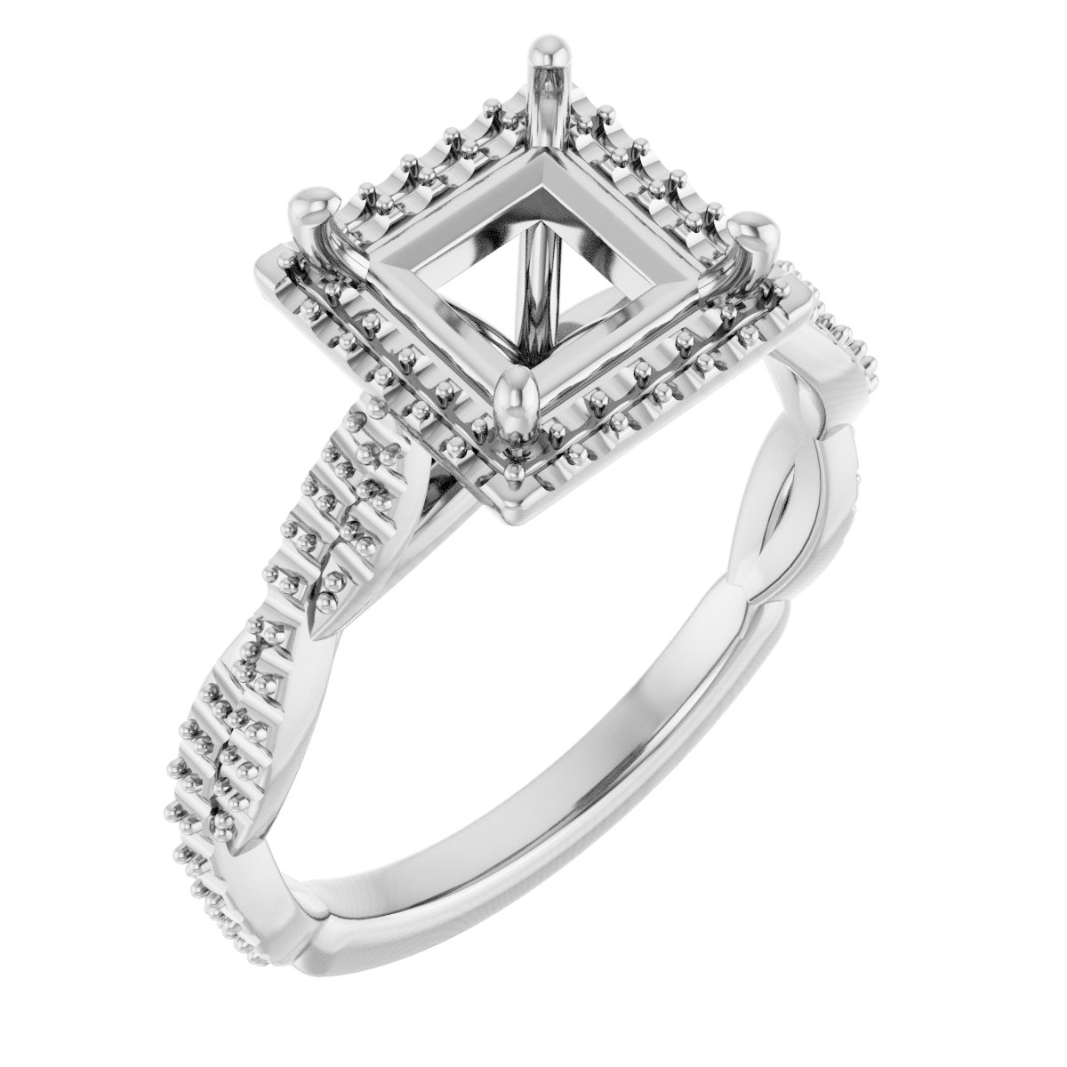 Halo-Style Engagement Ring