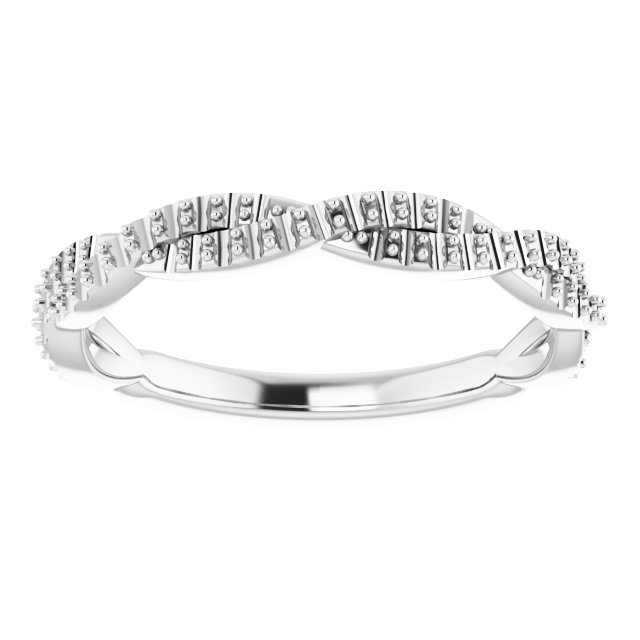 Band Mounting for 10x10 mm Heart Ring view 3