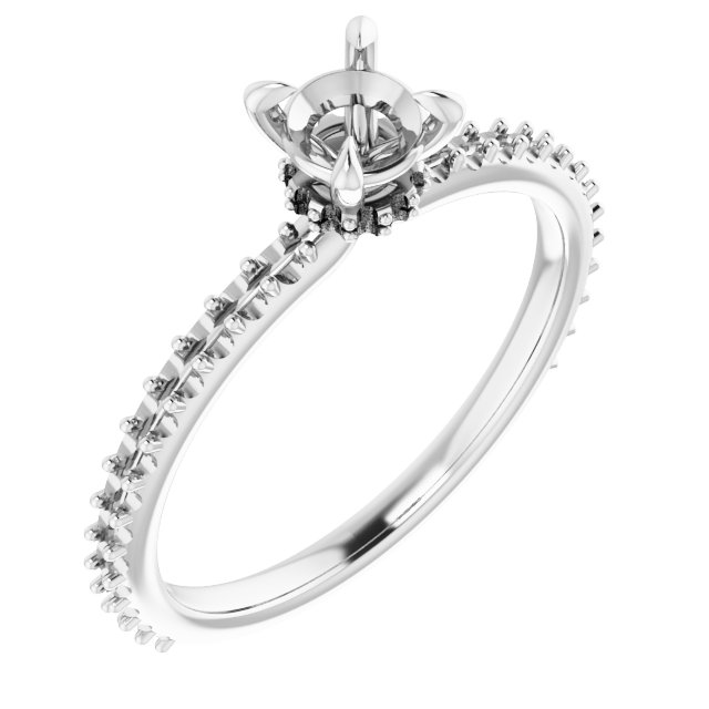 Accented Engagement Ring