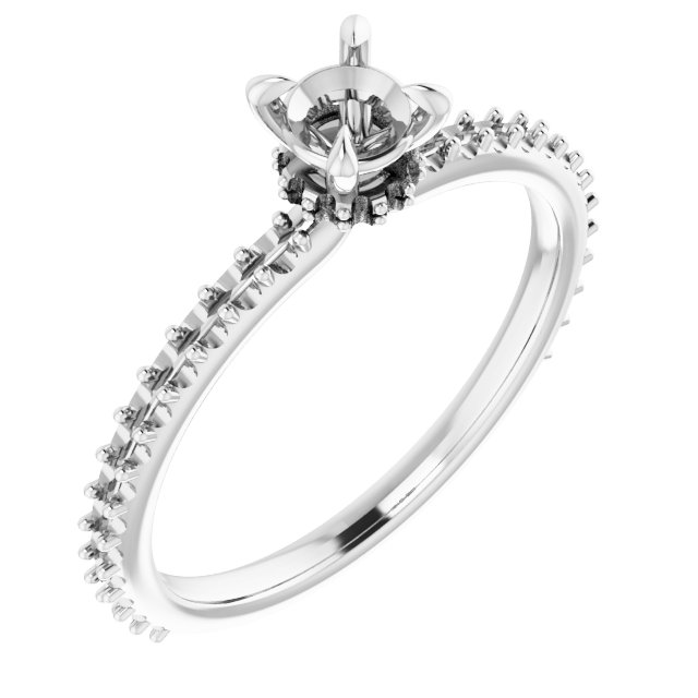 Accented Engagement Ring