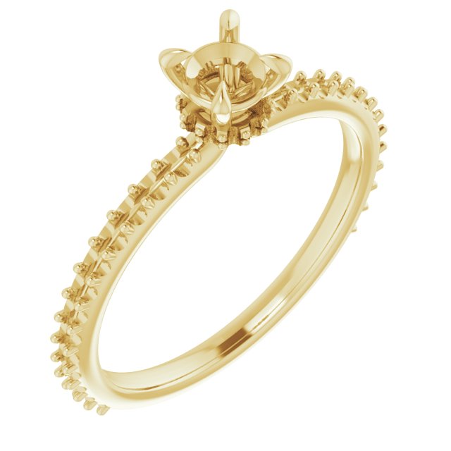 Accented Engagement Ring