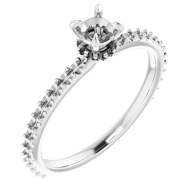 14k White Gold