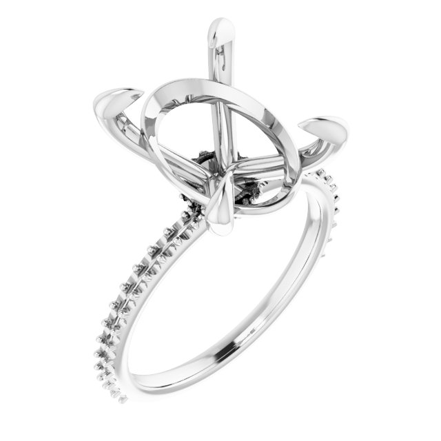 Accented Engagement Ring