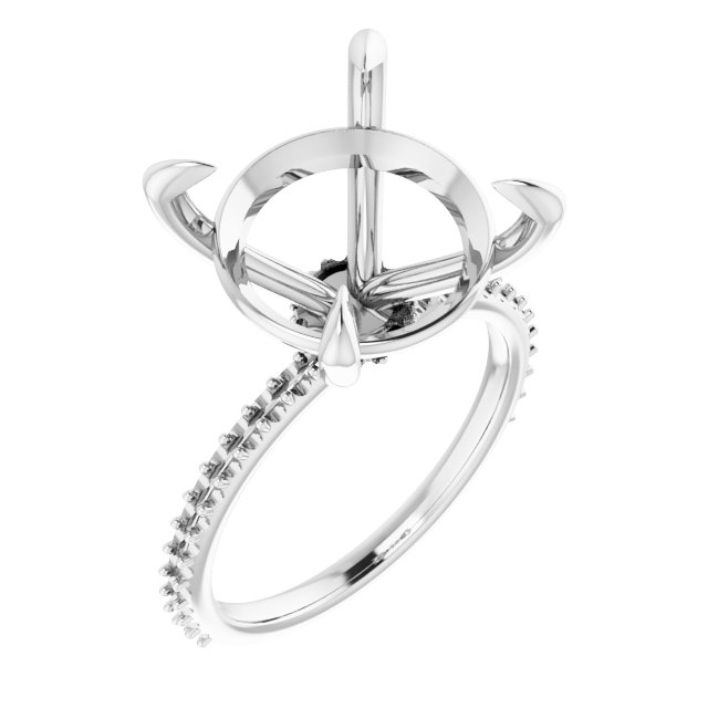 Accented Engagement Ring