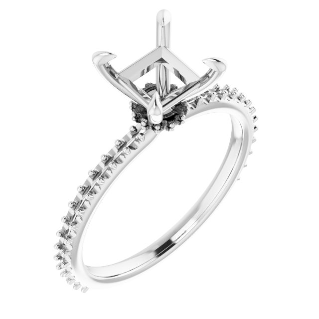 Accented Engagement Ring