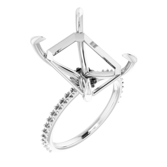 Accented Engagement Ring