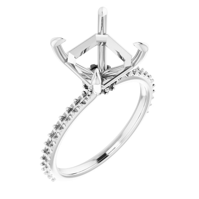 Accented Engagement Ring