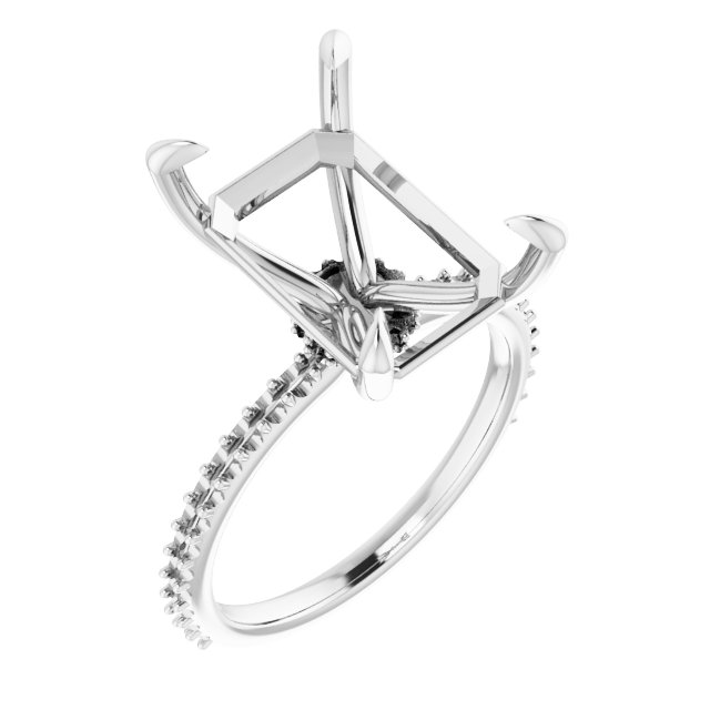 Accented Engagement Ring