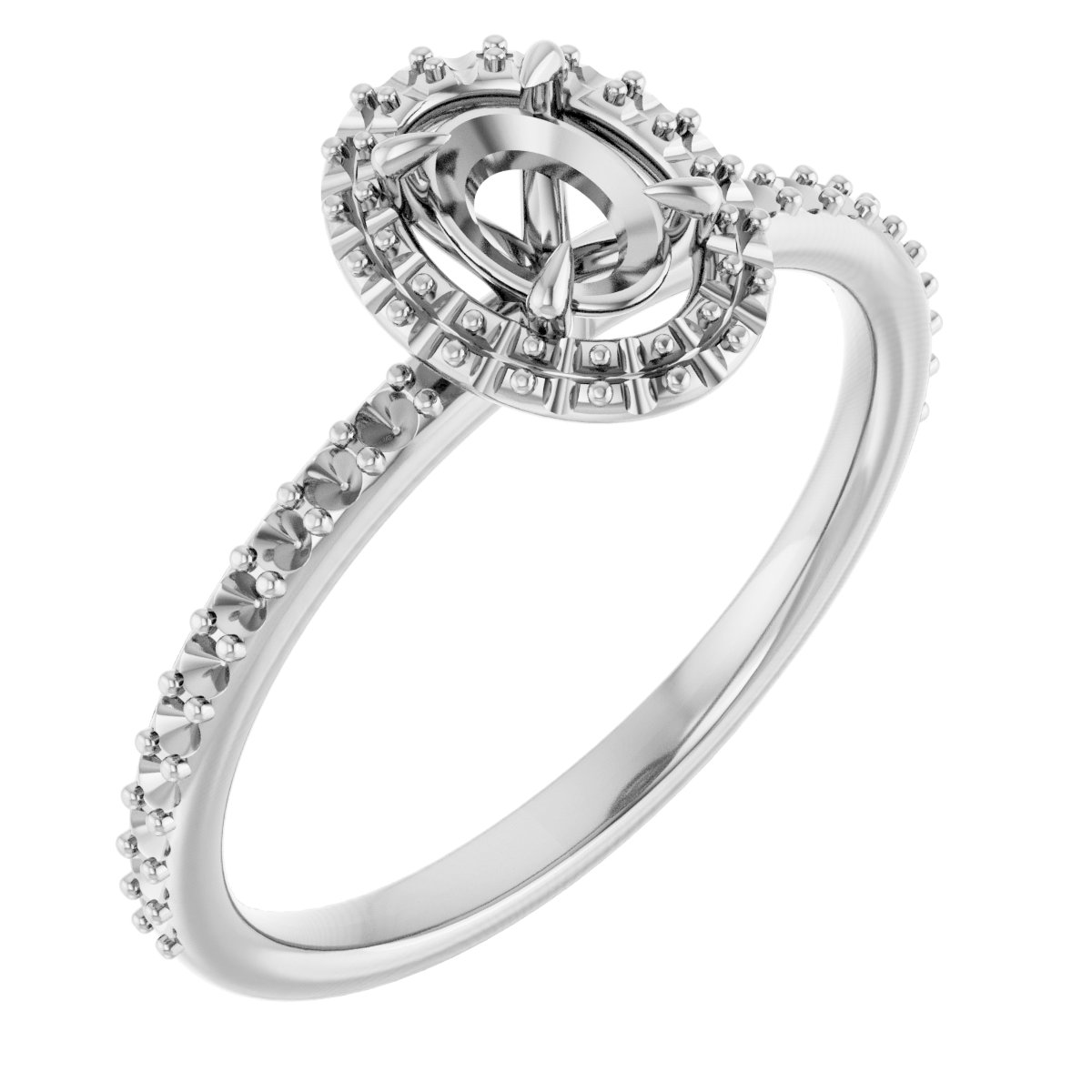 Halo-Style Engagement Ring