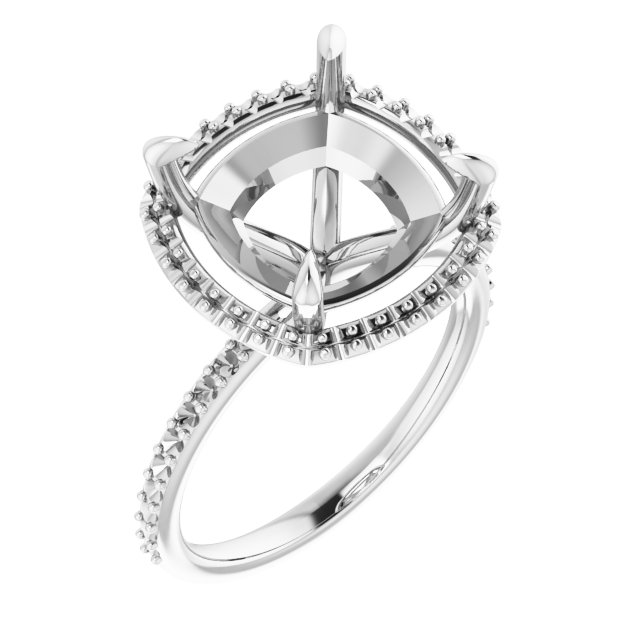 Halo-Style Engagement Ring