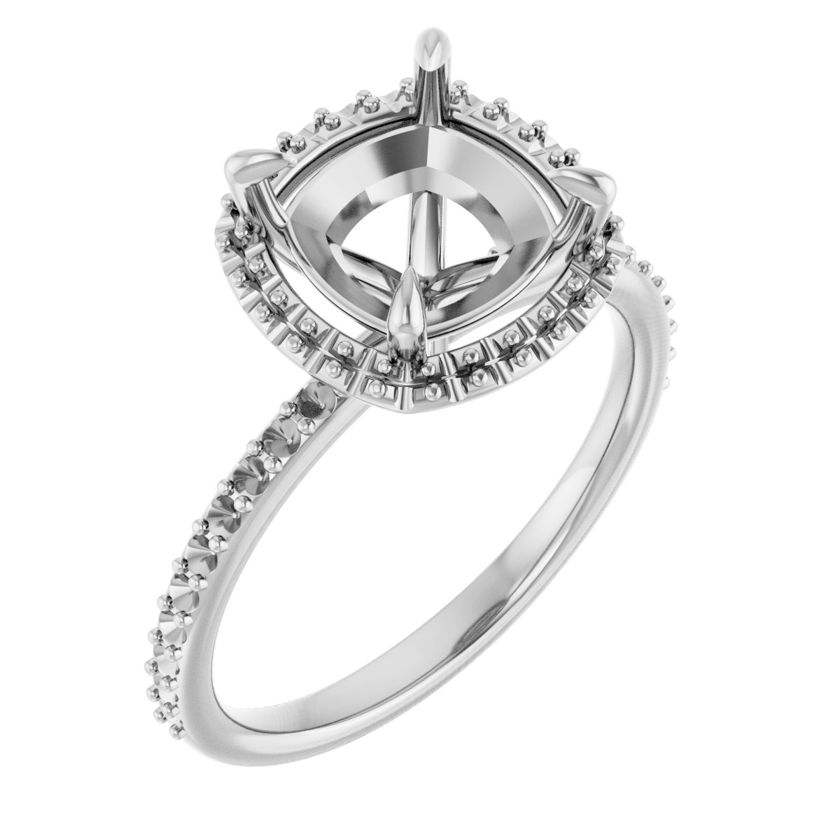 Halo-Style Engagement Ring