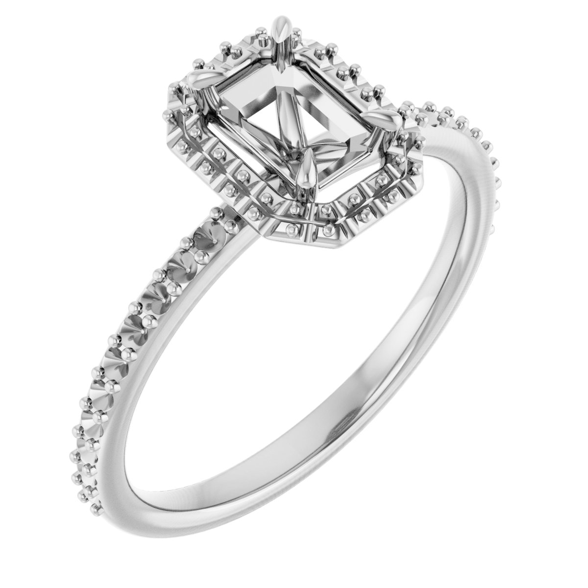 Halo-Style Engagement Ring