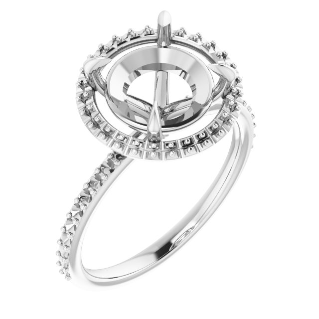 Halo-Style Engagement Ring