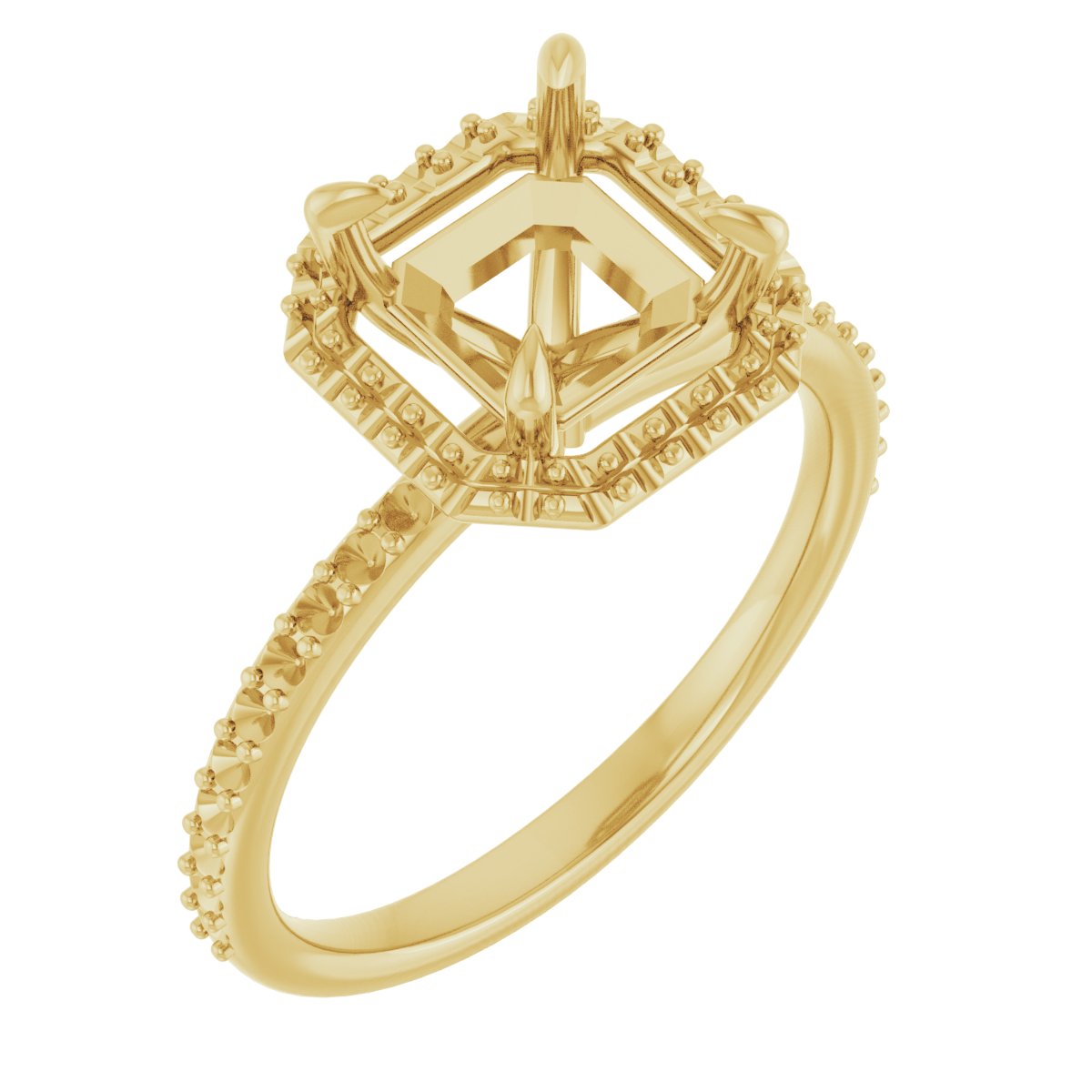 Halo-Style Engagement Ring