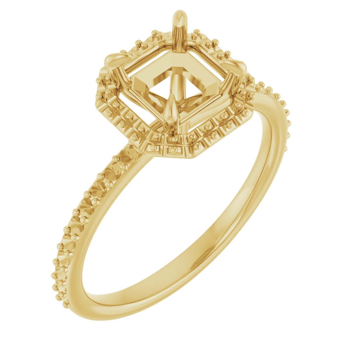 Halo-Style Engagement Ring