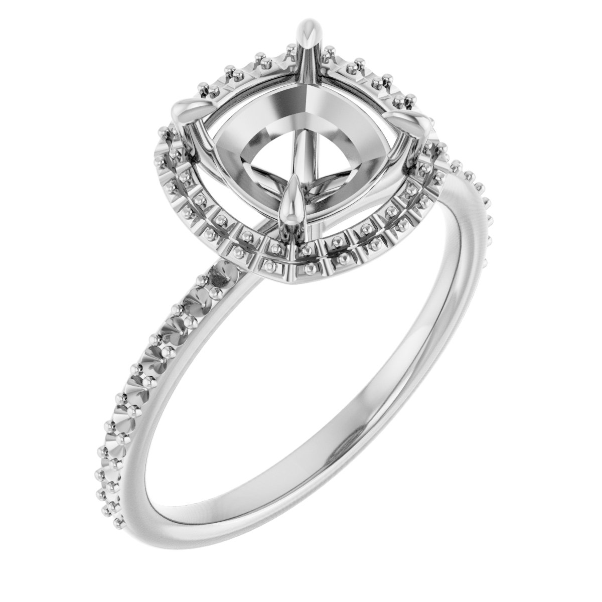 Halo-Style Engagement Ring