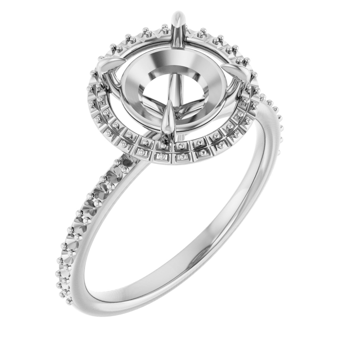 Halo-Style Engagement Ring