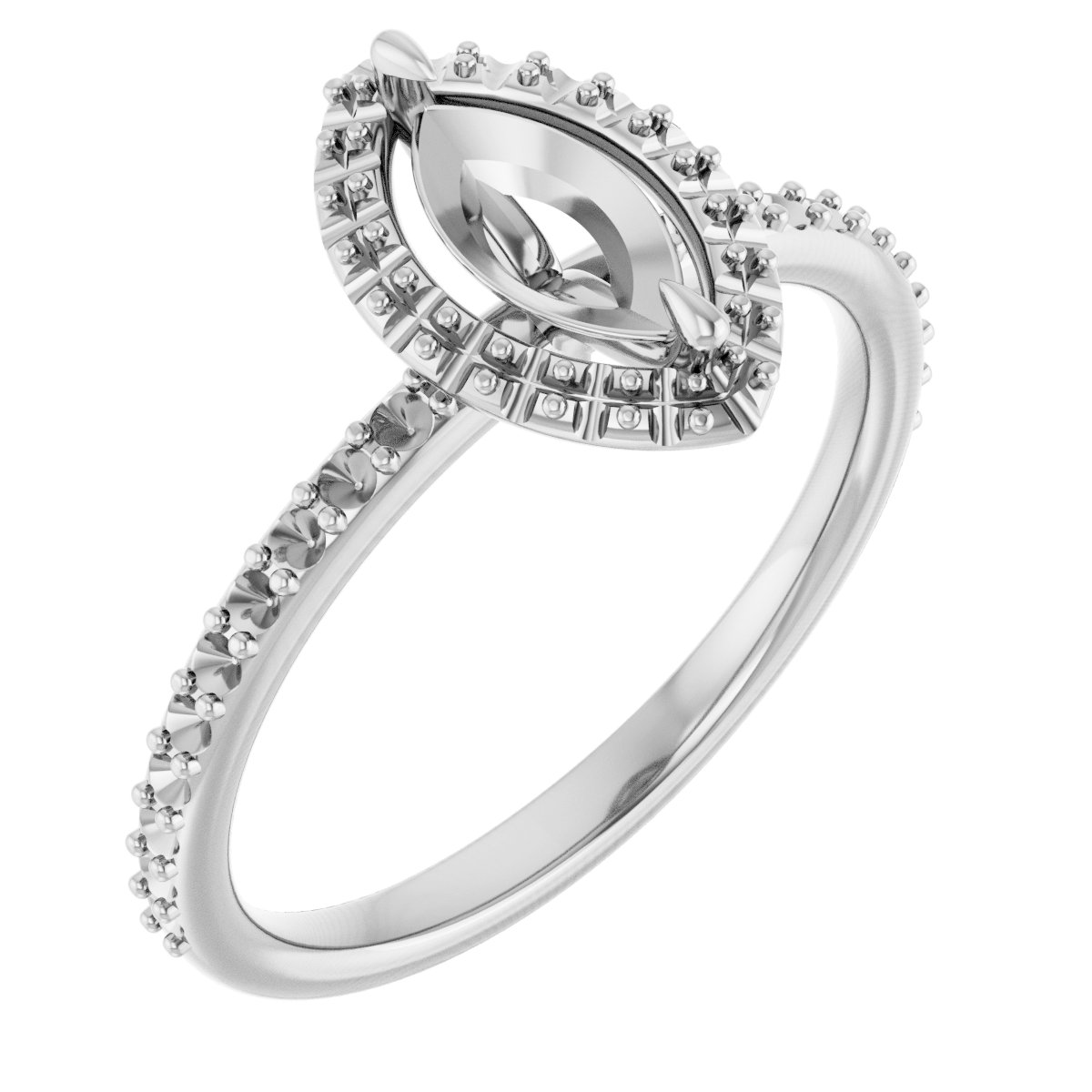Halo-Style Engagement Ring
