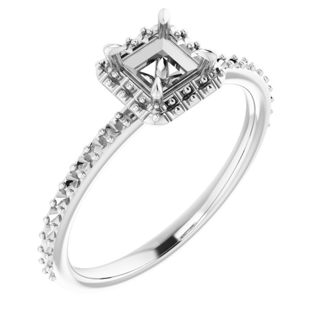 Halo-Style Engagement Ring