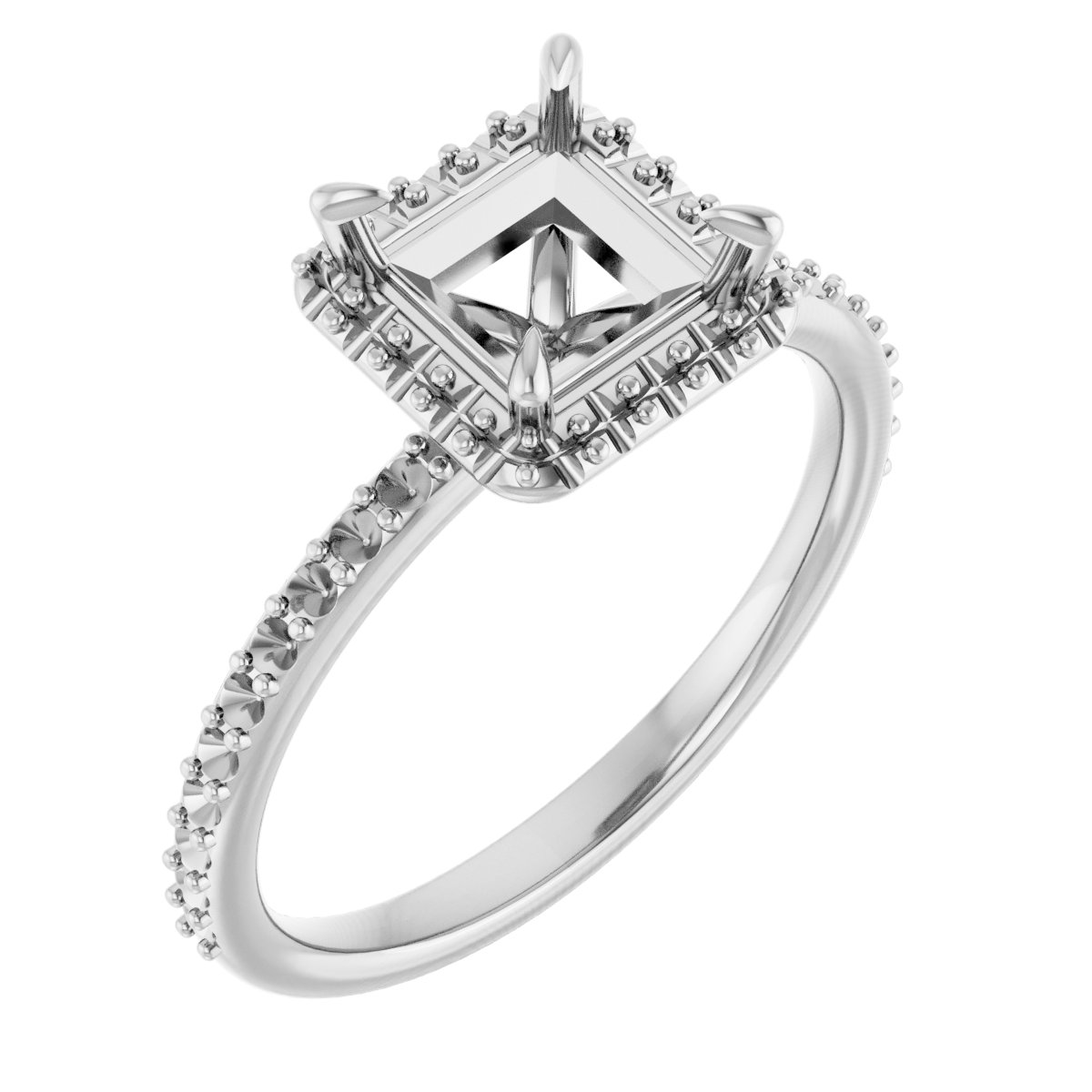 Halo-Style Engagement Ring